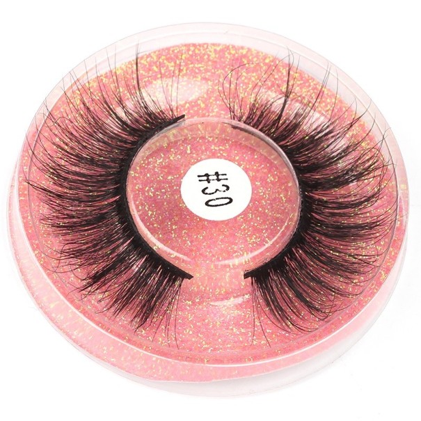 Mix de différents styles de cils en 3D 10 paires Cils longs et faux de différents types Cils en vison épais autocollants 1