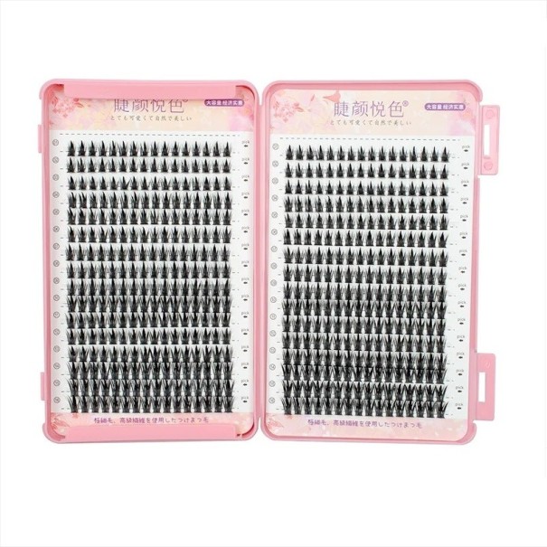 Mix van nepwimpers in lengtes van 11 mm, 12 mm en 13 mm in een doosje 22 rijen hoogwaardige nepwimpers Set wimperextensionsbundels 3