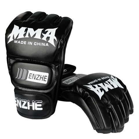 MMA-handschoenen zwart