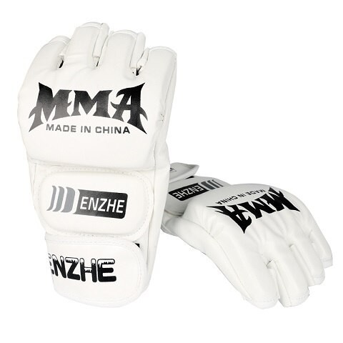MMA rukavice biela
