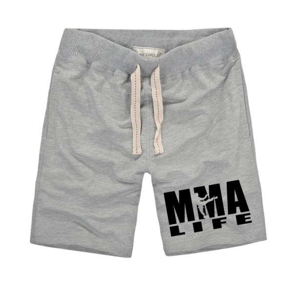 MMA-shorts för män grå XL