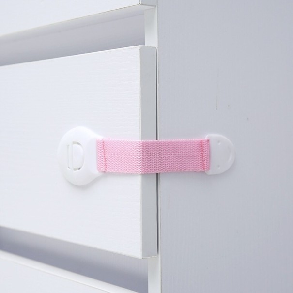 Møbelsikkerhedslås 10 stk E552 rosa