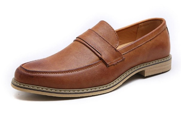 Mocasines de hombre marrón 39