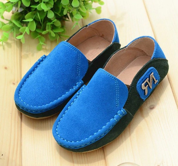 Mocasines para niños A2475 azul 25