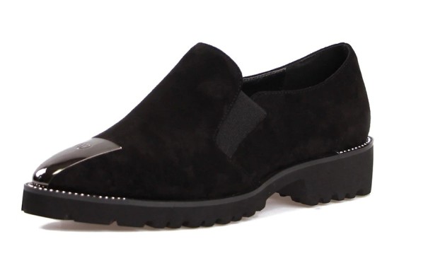 Mocassins de senhora em camurça de luxo 37