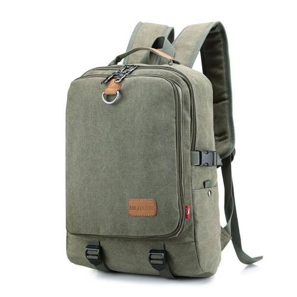 Mochila de hombre E1075 verde militar