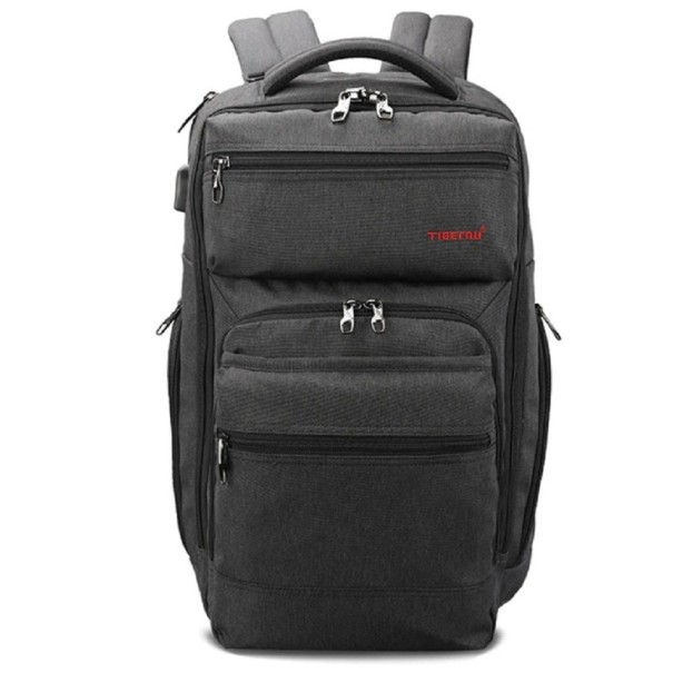 Mochila de hombre E1153 gris oscuro
