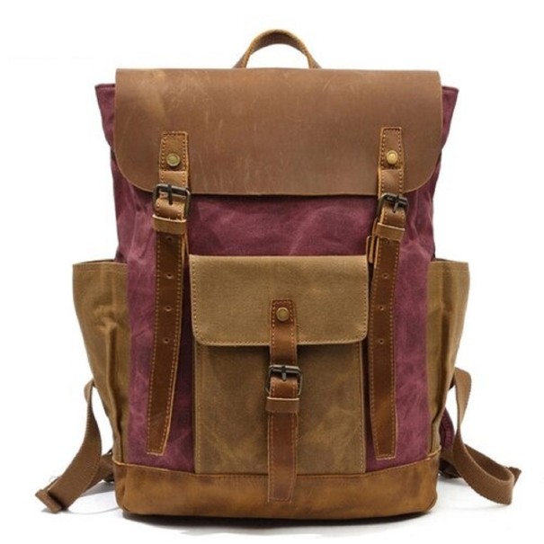 Mochila de hombre E1159 burdeos