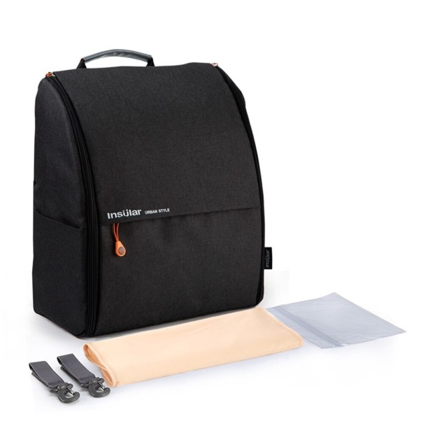 Mochila de maternidad Jamie negro