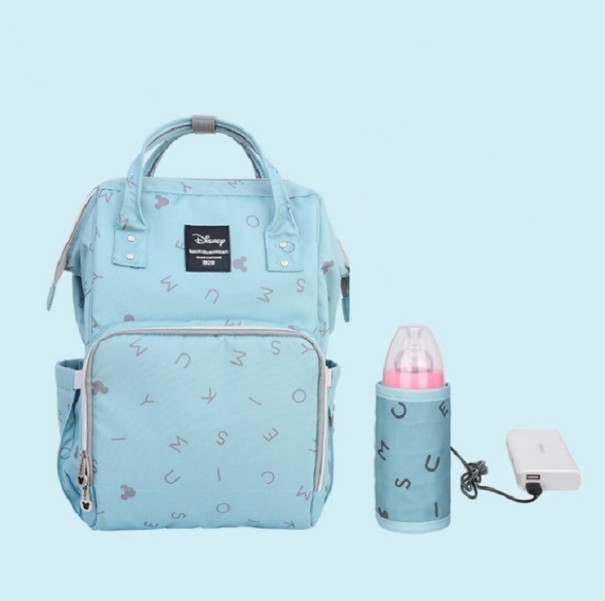 Mochila de maternidade azul