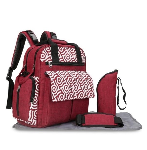 Mochila de Mudança Nina vermelho