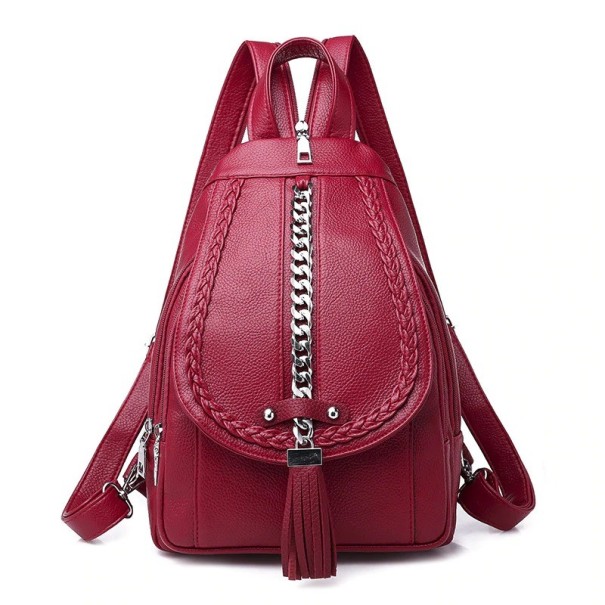 Mochila de mujer E630 burdeos