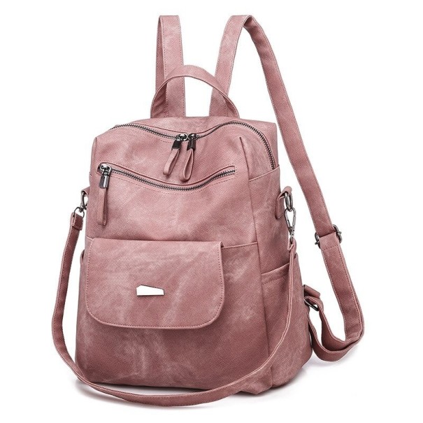 Mochila de mujer E664 rosa viejo