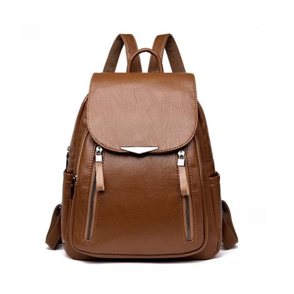 Mochila de mujer E676 marrón