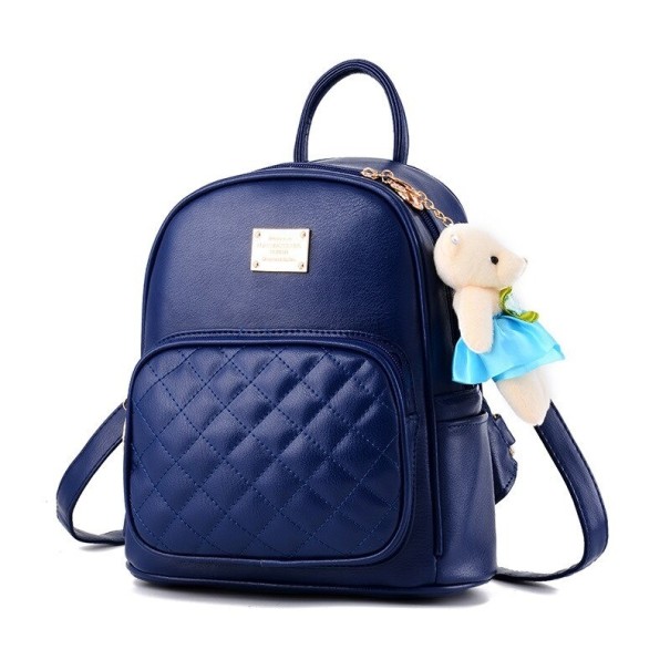 Mochila de mujer E706 azul oscuro