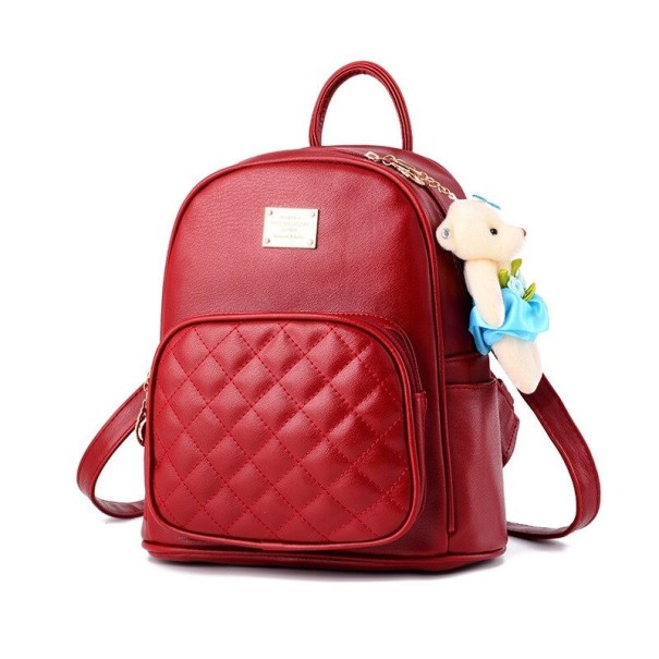 Mochila de mujer E706 rojo