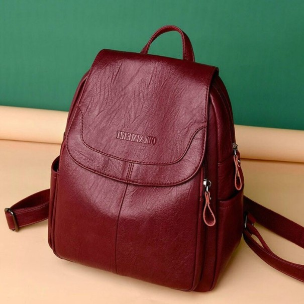 Mochila de mujer E714 burdeos