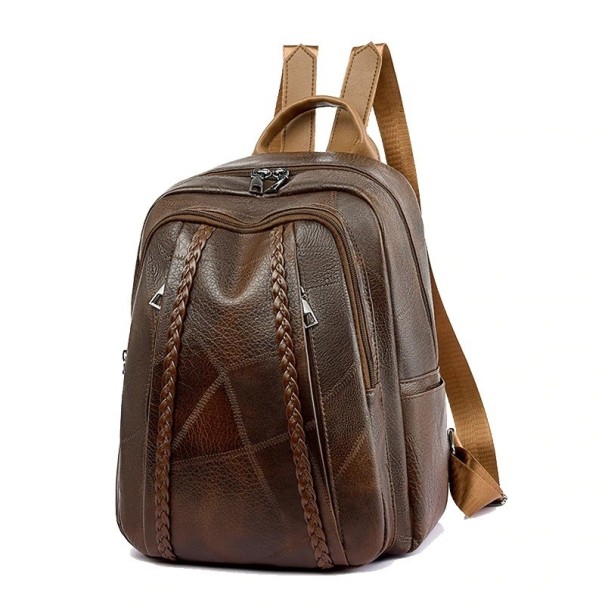 Mochila de mujer E721 marrón oscuro