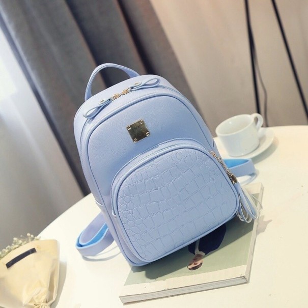 Mochila de mujer E799 azul claro
