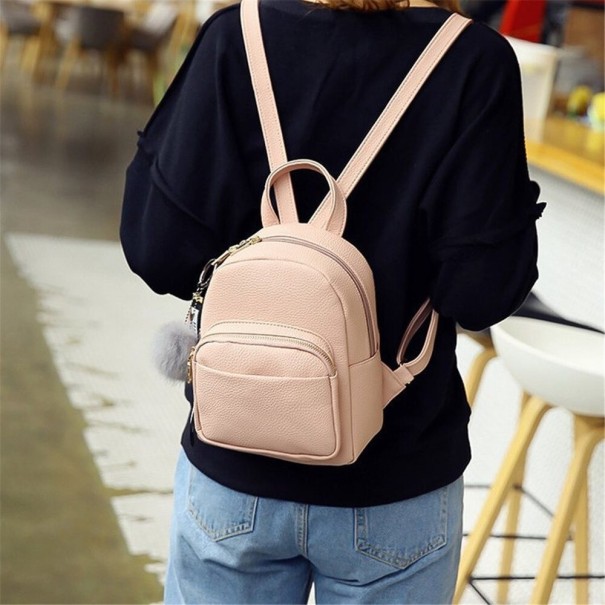 Mochila de mujer E802 rosa claro