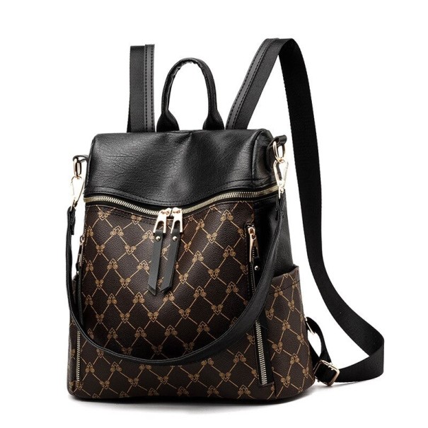 Mochila de mujer E822 marrón oscuro