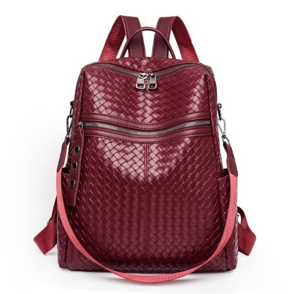 Mochila de mujer E825 burdeos
