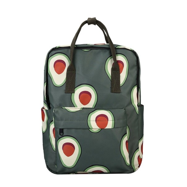 Mochila de mujer E916 verde oscuro