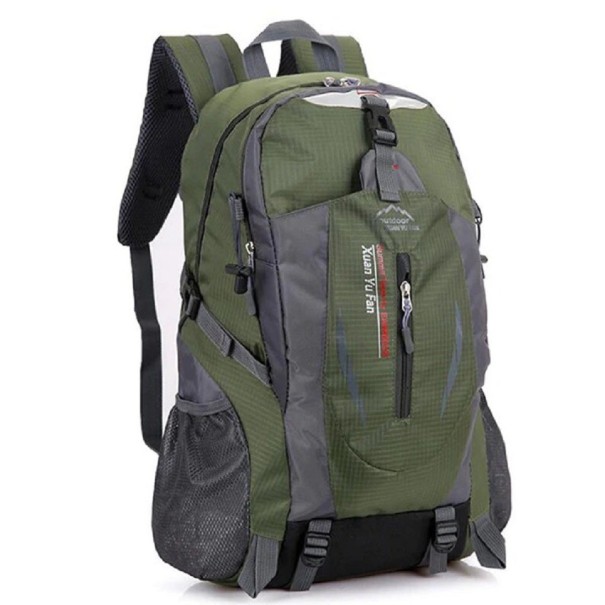 Mochila de senderismo para hombre E1068 verde militar