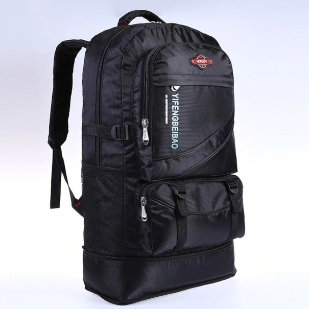 Mochila de senderismo para hombre E974 negro
