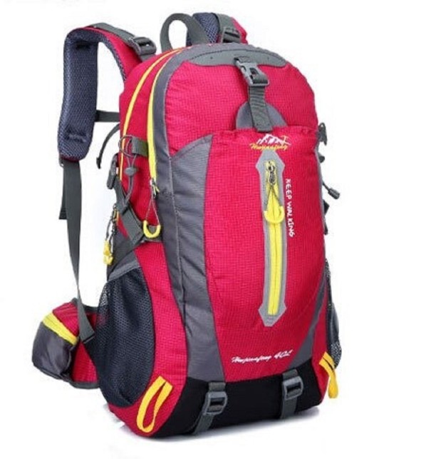 Mochila de Turismo E1102 rosa escuro