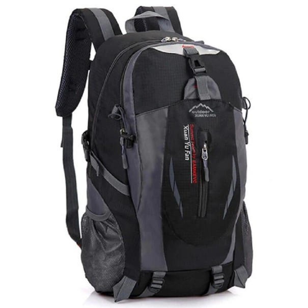 Mochila de turismo masculina E1068 preto