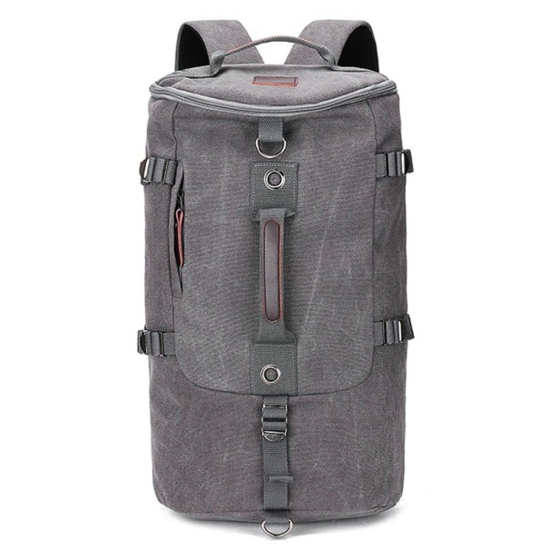 Mochila de viagem masculina E1096 cinzento