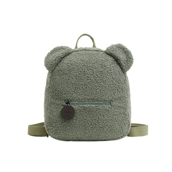 Mochila feminina com orelhas E702 verde claro