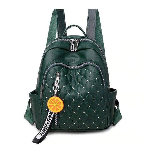 Mochila feminina E864 verde escuro