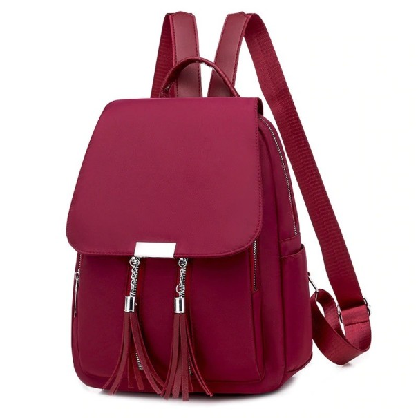 Mochila feminina E867 borgonha
