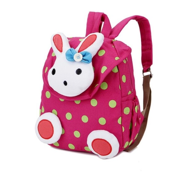 Mochila Infantil Animal E1211 rosa escuro