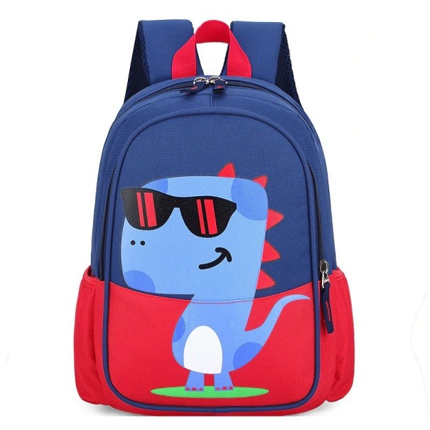 Mochila infantil con dinosaurio rojo