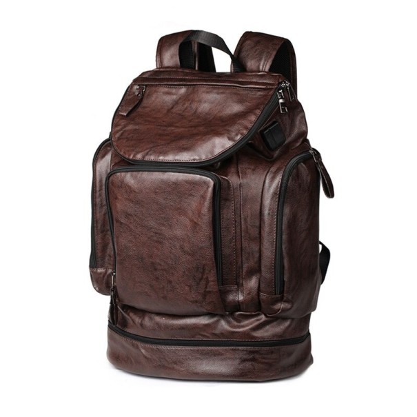 Mochila Masculina E1150 castanho escuro