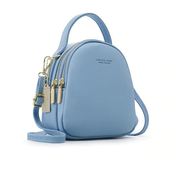 Mochila mini mujer E614 azul