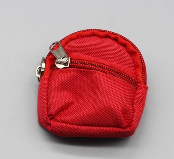 Mochila para bonecas vermelho
