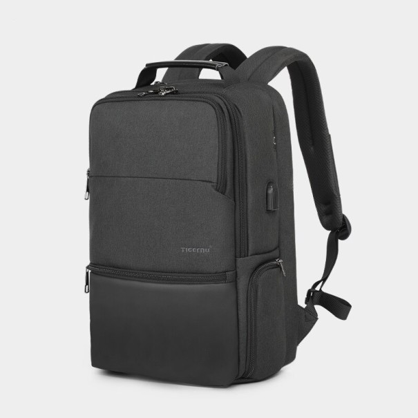 Mochila para hombre con USB E972 negro