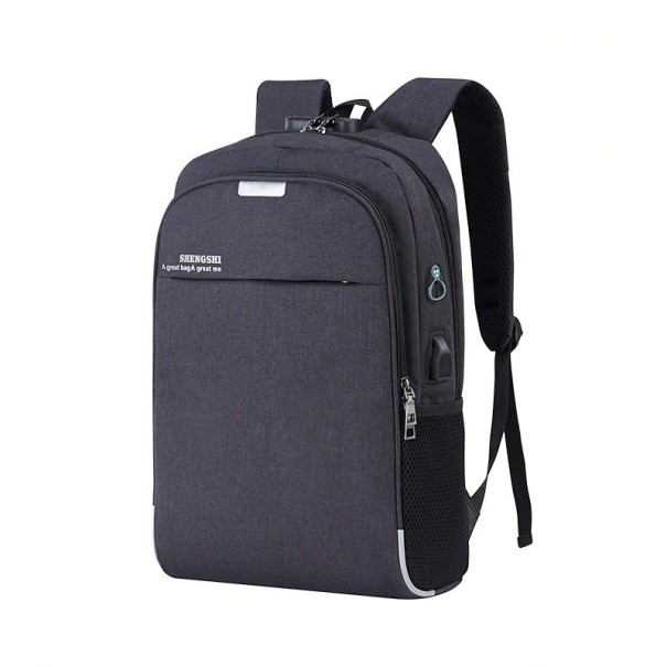 Mochila para hombre con USB E990 negro