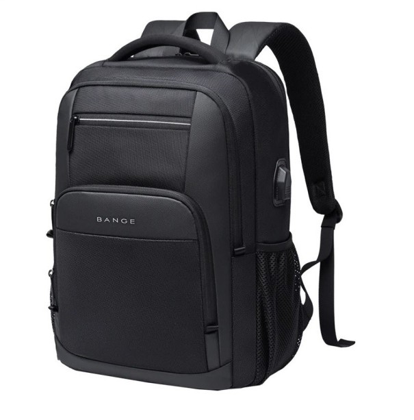 Mochila para hombre con USB negro