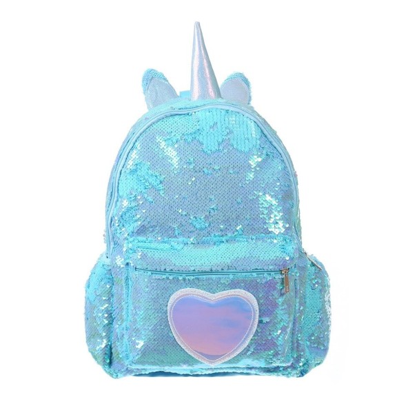 Mochila unicornio niña E1215 azul claro