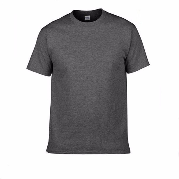 Mode T-shirt för män J3520 mörkgrå L
