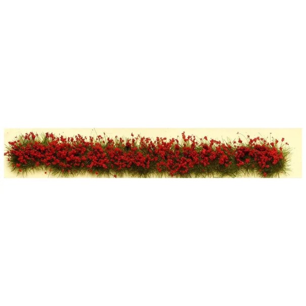 Model Flower Strip 9 x 1 x 0.6 cm Miniature Flower Clusters Garden Decoration for Diorama Model Landscape 2