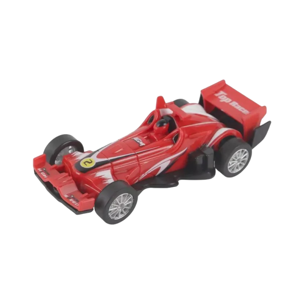 Model formule 10 x 4,3 cm Červená barva Závodní autíčko Hračka pro děti Sběratelský model formule Dekorace nebo dárek pro fanoušky motorsportu 1