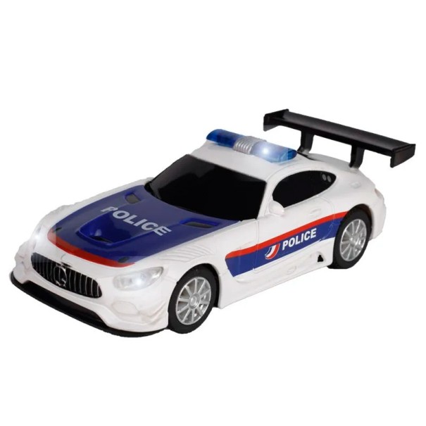 Model policajného auta Mercedes-AMG GT 1:43 Plastový model športového policajného vozidla Detailná miniatura Hračka pre deti Darček 1