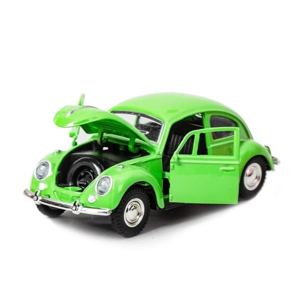 Model retro al unei mașini clasice 1:32 Model din metal aliaj al unei mașini istorice Miniatură detaliată Jucărie pentru copii Model verde