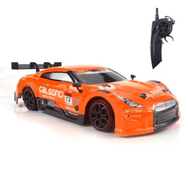 Modèle réduit de voiture de course RC orange